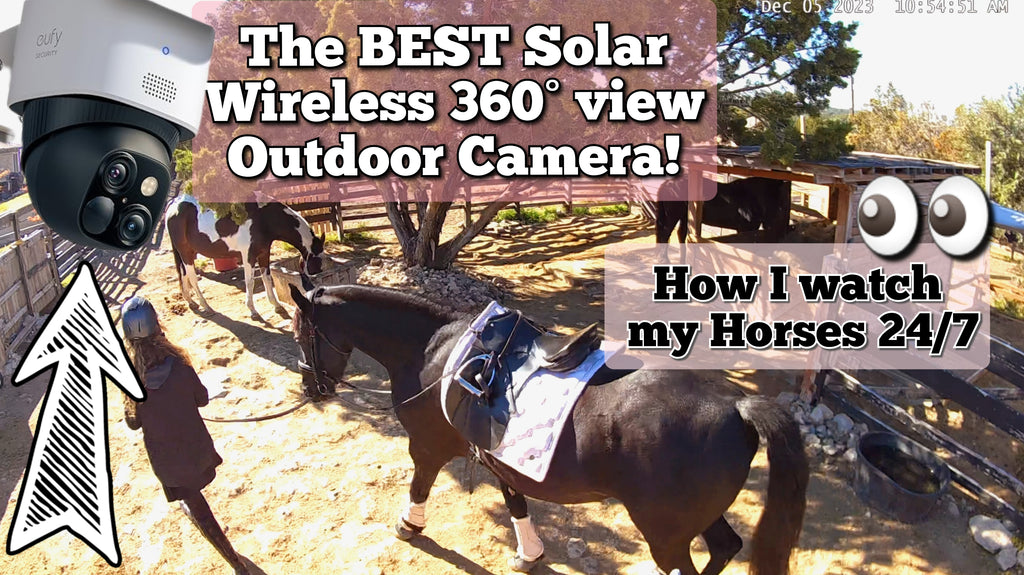 The BEST wireless outdoor solar camera! DISCOUNT CODE!