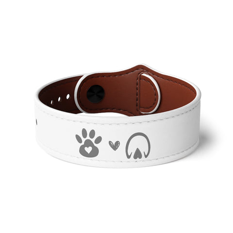 Hoof & Paw  Vegan Leather Wristband