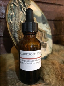 Anhidrosis Essential Oils Blend for Horses