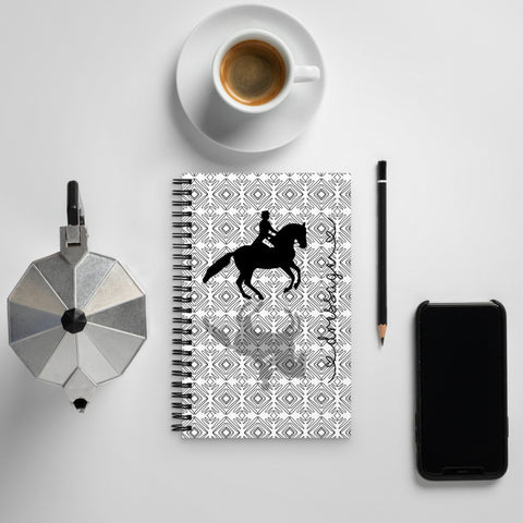 Dressage Rider Spiral notebook
