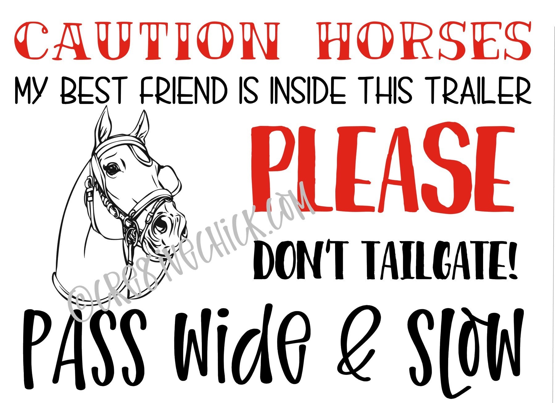 Driving Horse SVG My best friend is in this trailer ~ digital file cut/print - INSTANT download! Pdf/SVG/jpg/png zip file