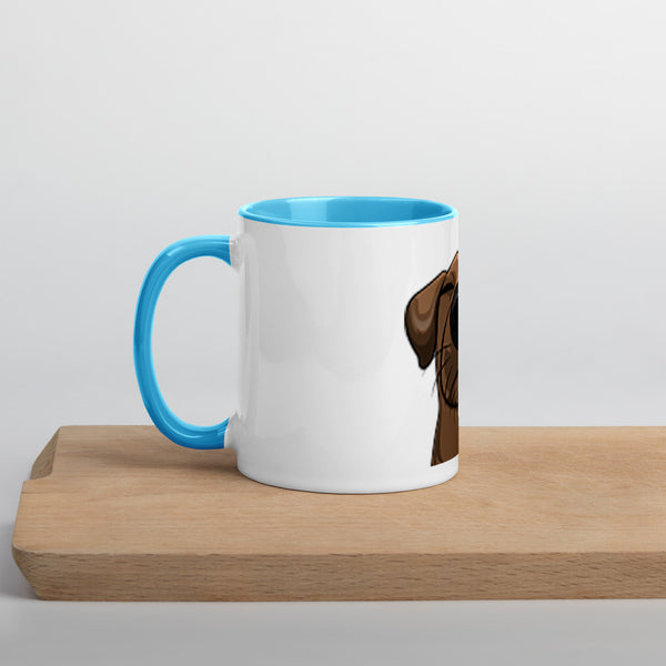 MOCHA Dachshund Mug with Color Inside